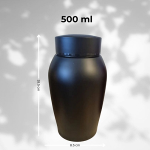 Svart ker 500 ml.