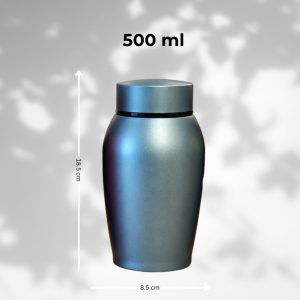 Blátt ker 500 ml.