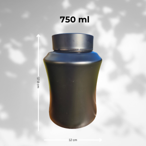 Svart ker 750 ml.